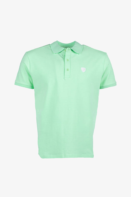 Polo manches courtes vert / vert CACH CALDER