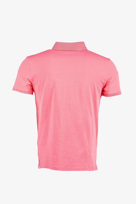 Polo manches courtes rose CACH CALDER