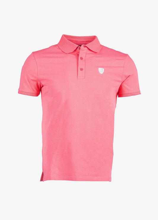 Polo manches courtes rose CACH CALDER