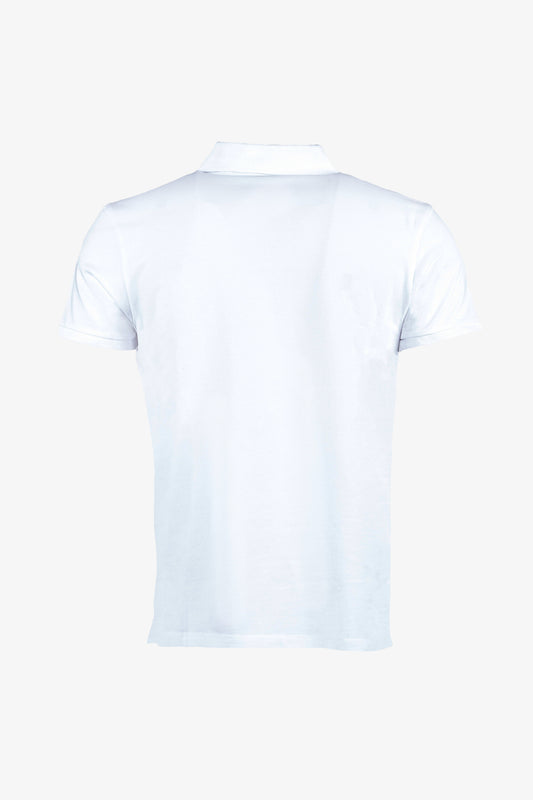 Polo manches courtes blanc CACH CALDER