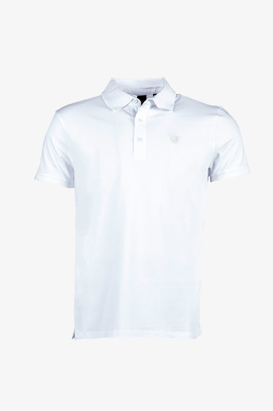 Polo manches courtes blanc CACH CALDER