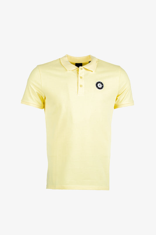 Polo manches courtes jaune GIANT MEW