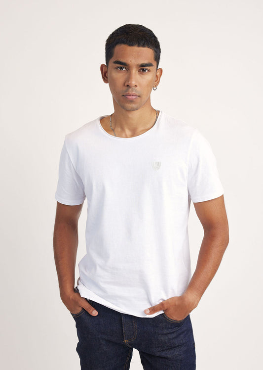 T-shirt manches courtes blanc NATHEW ADEN
