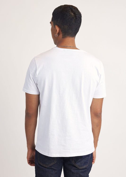 T-shirt manches courtes blanc NATHEW ADEN