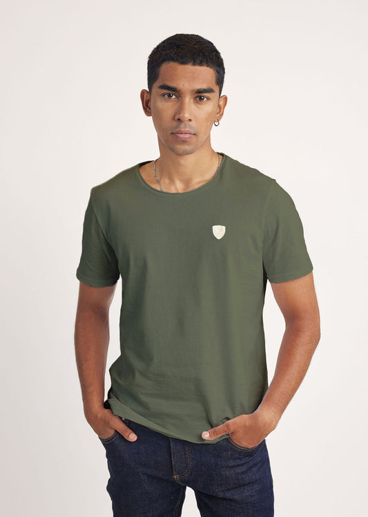 T-shirt manches courtes kaki NATHEW ADEN