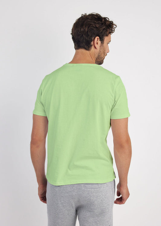 T-shirt manches courtes vert amande NATHEW ADEN