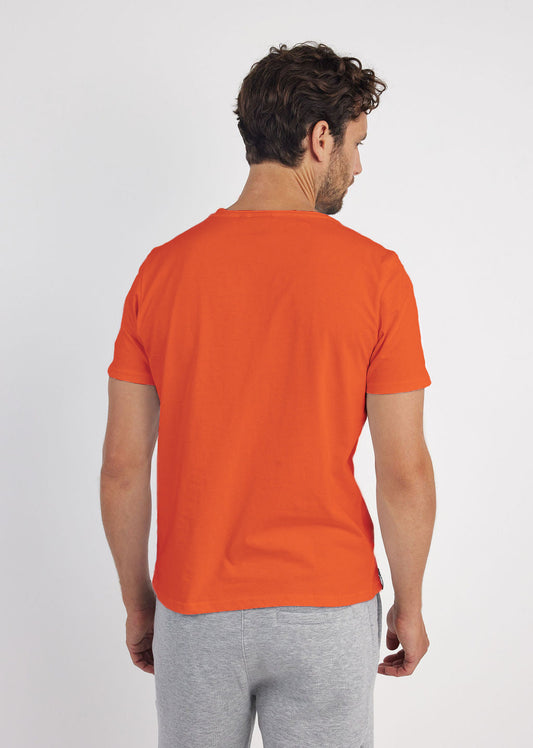 T-shirt manches courtes orange NATHEW ADEN