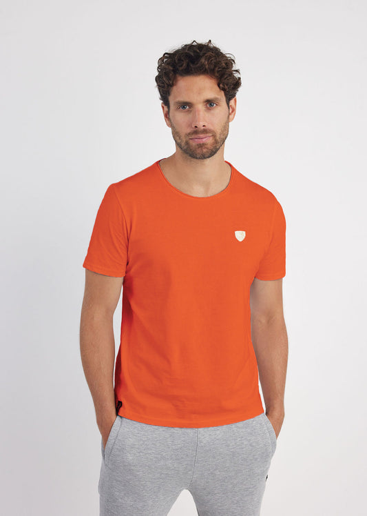 T-shirt manches courtes orange NATHEW ADEN