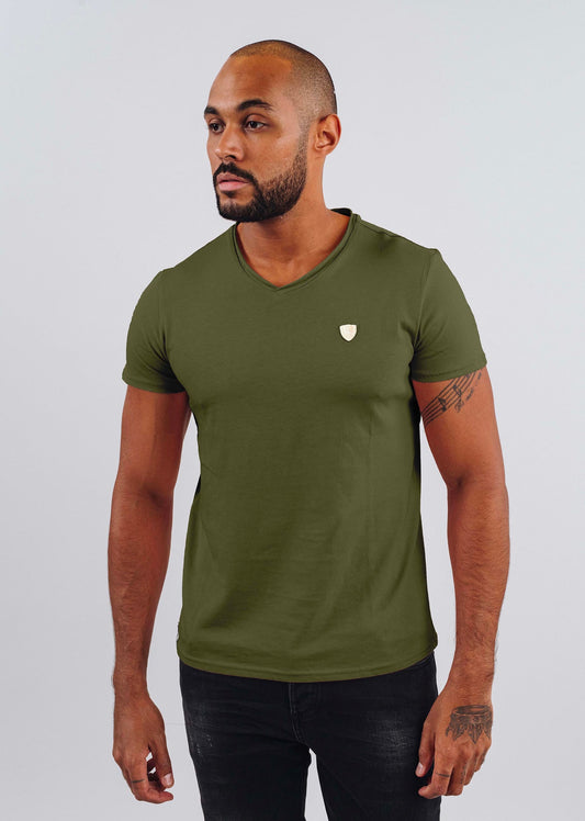 T-shirt manches courtes kaki NINT ADEN