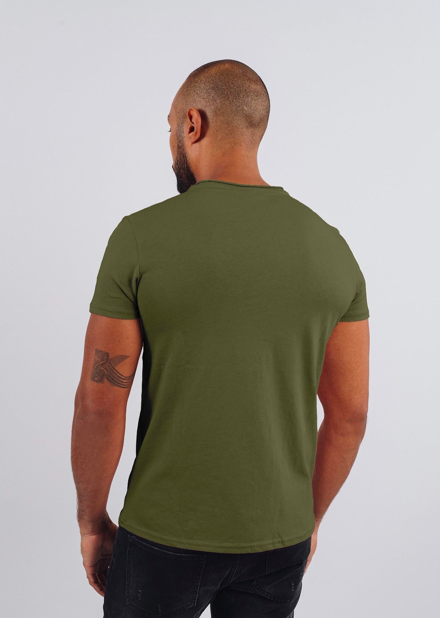 T-shirt manches courtes kaki NINT ADEN