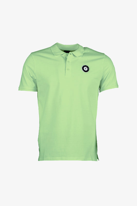 Polo manches courtes vert amande GIANT MEW