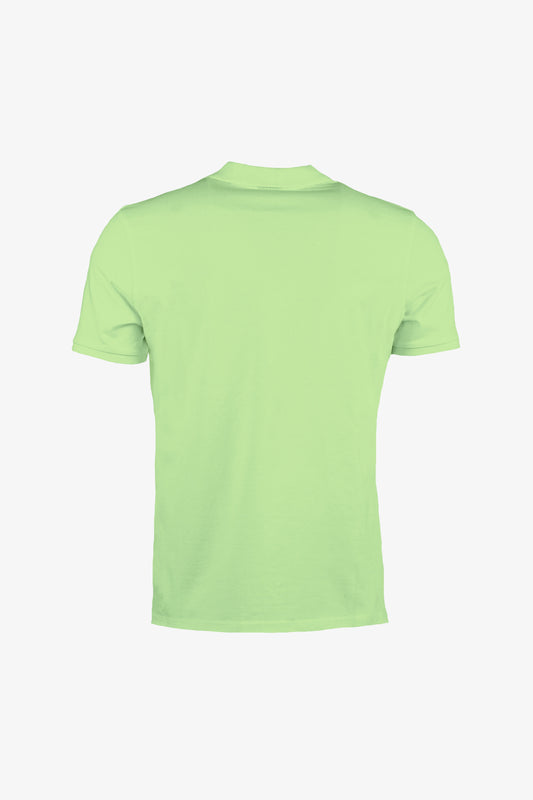 Polo manches courtes vert amande GIANT MEW