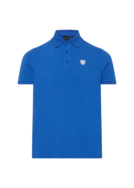 Polo manches courtes bleu clair CACH CALDER