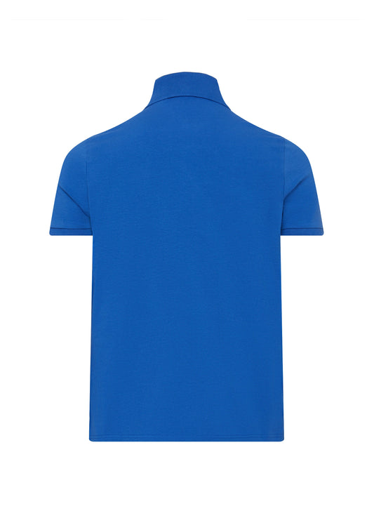 Polo manches courtes bleu clair CACH CALDER