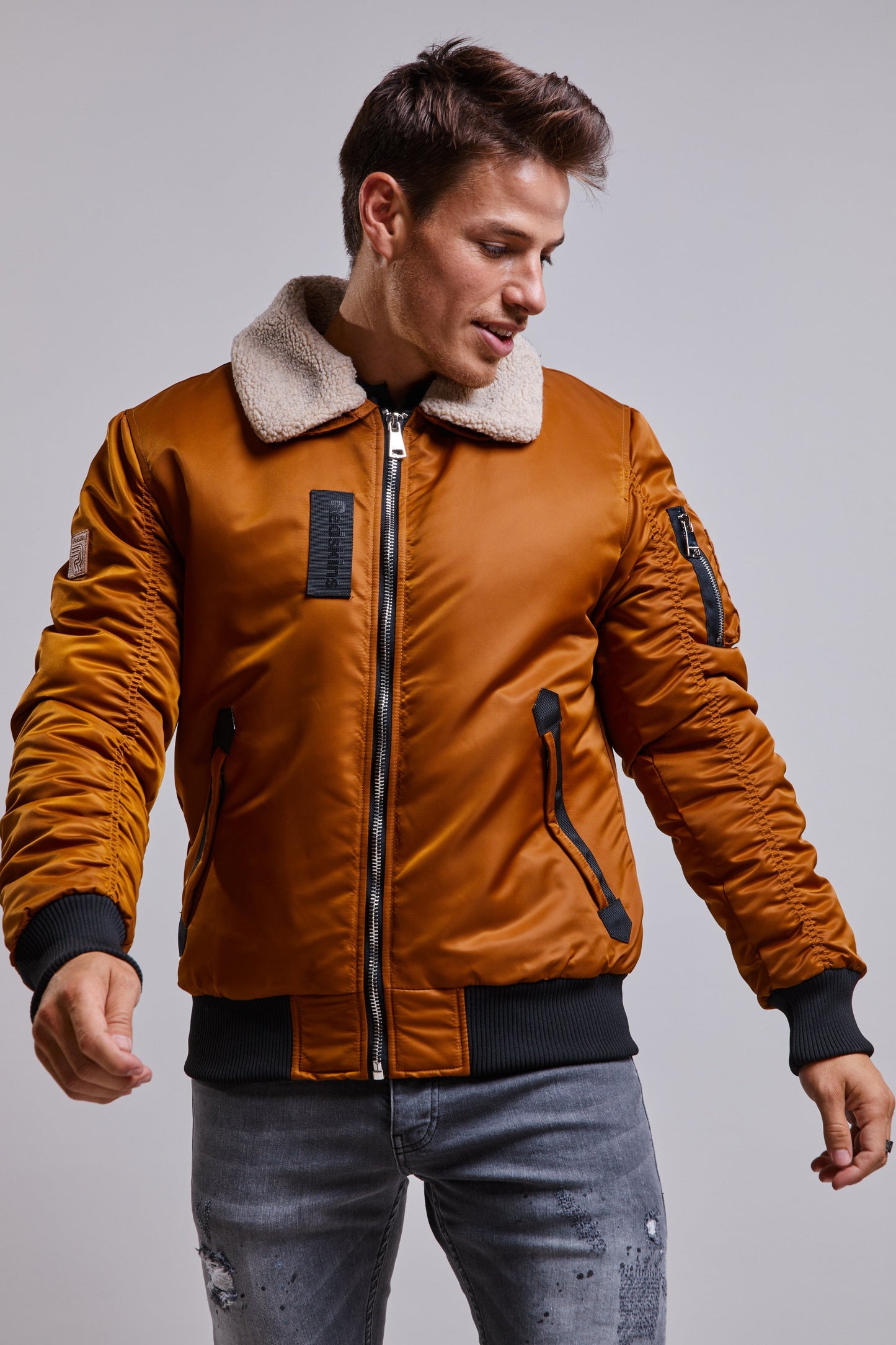 Bombers marron HERMITAGE ALLPORT