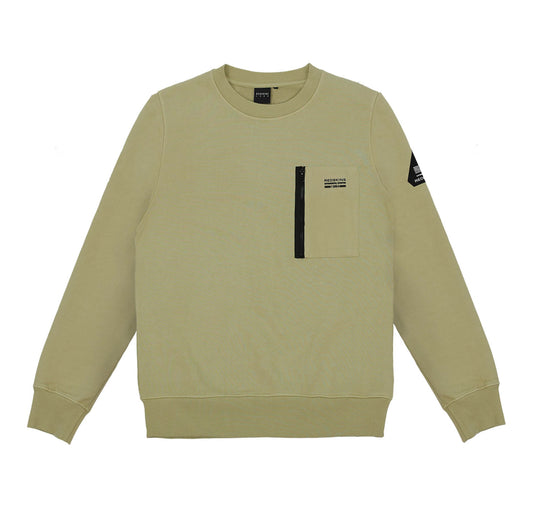 Sweatshirt kaki KHYBER FRENCH