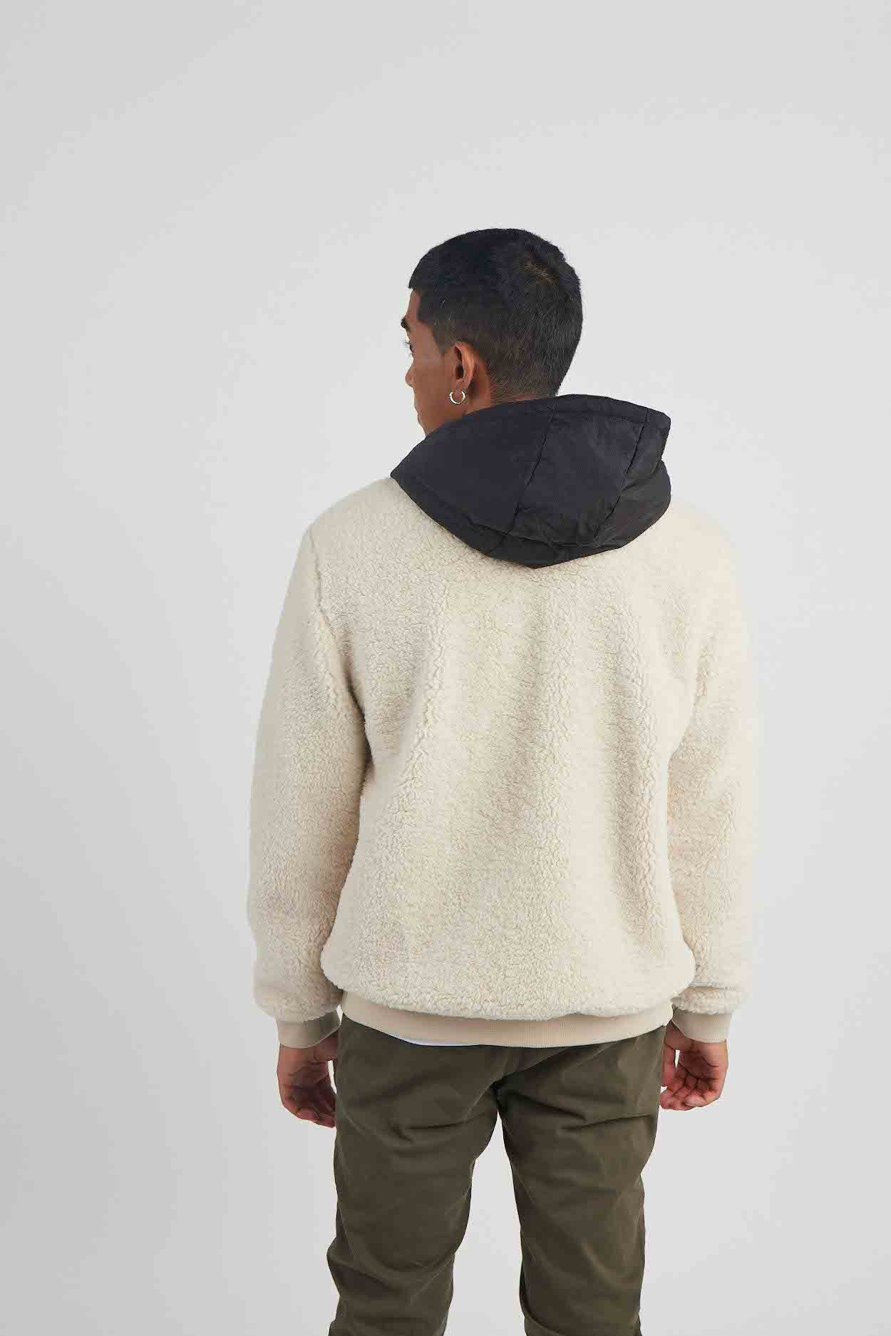 Veste blanc cassé / noire PACI SKY