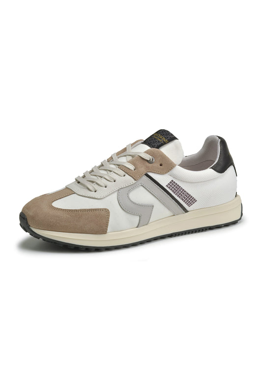Baskets blanches / beiges / grises BLUNT