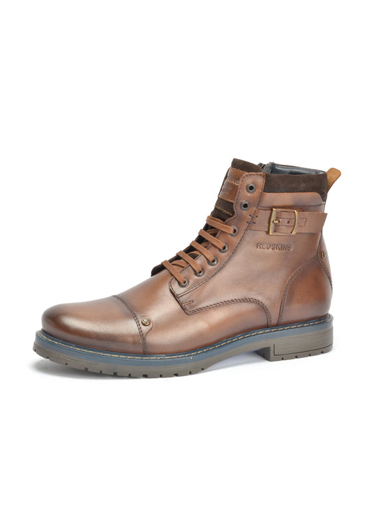 Boots cognac marron TENDANCE