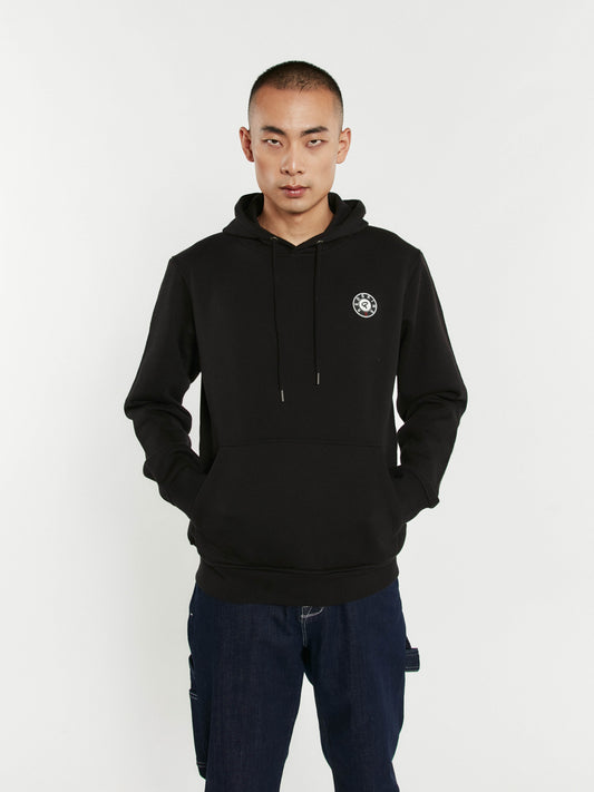 Sweatshirt noir / vernis noir ANDY POSTER