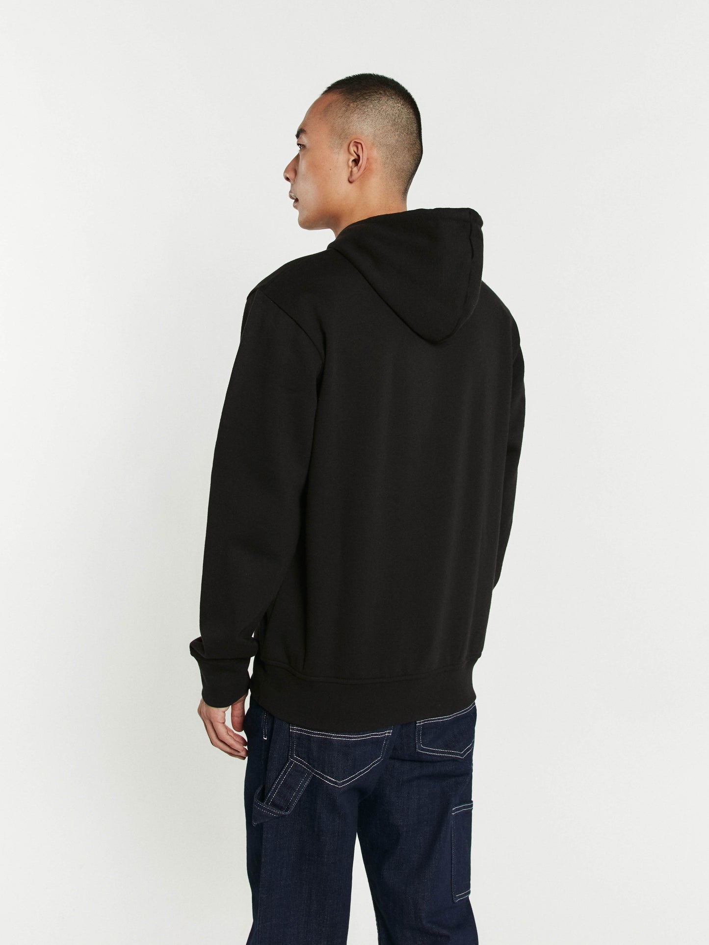 Sweatshirt noir / vernis noir ANDY POSTER