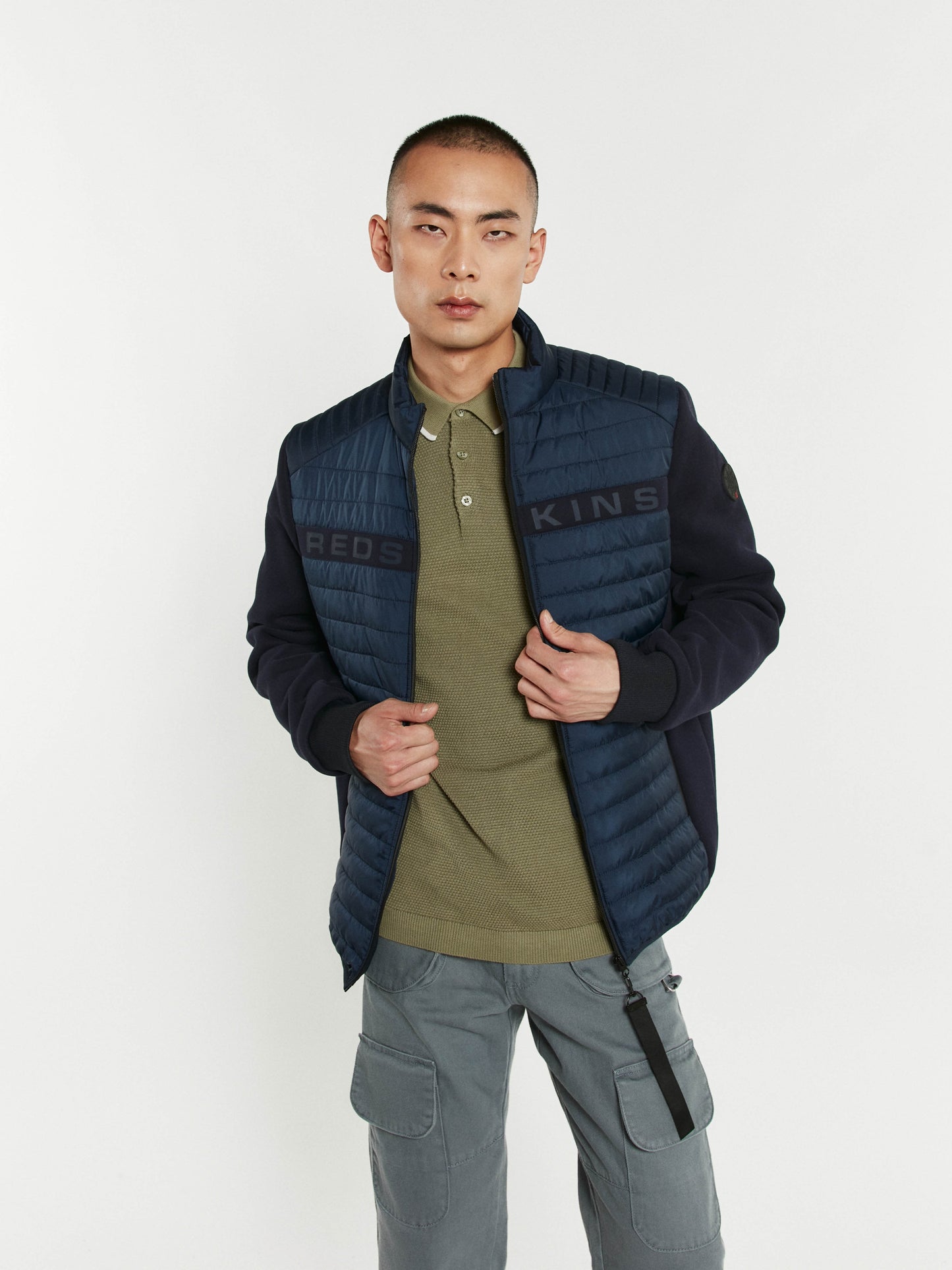 Blouson bleu marine BRENT RIFT