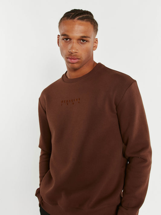 T-shirt manches courtes marron BULLS POSTER