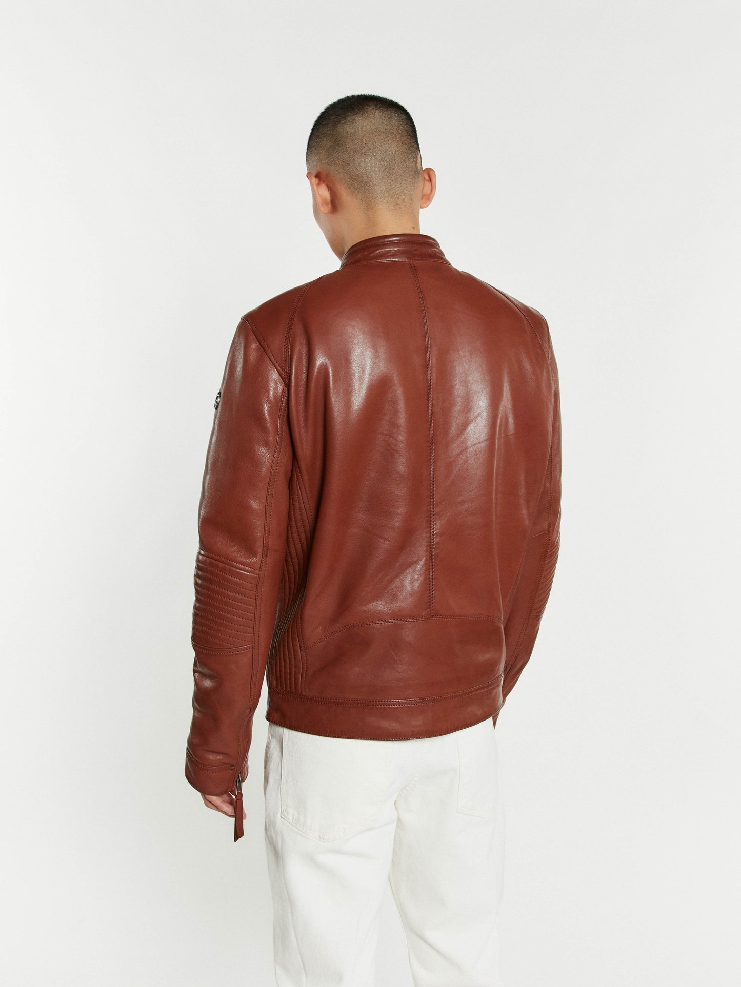 Blouson En Cuir cognac RUSTER VICTORY
