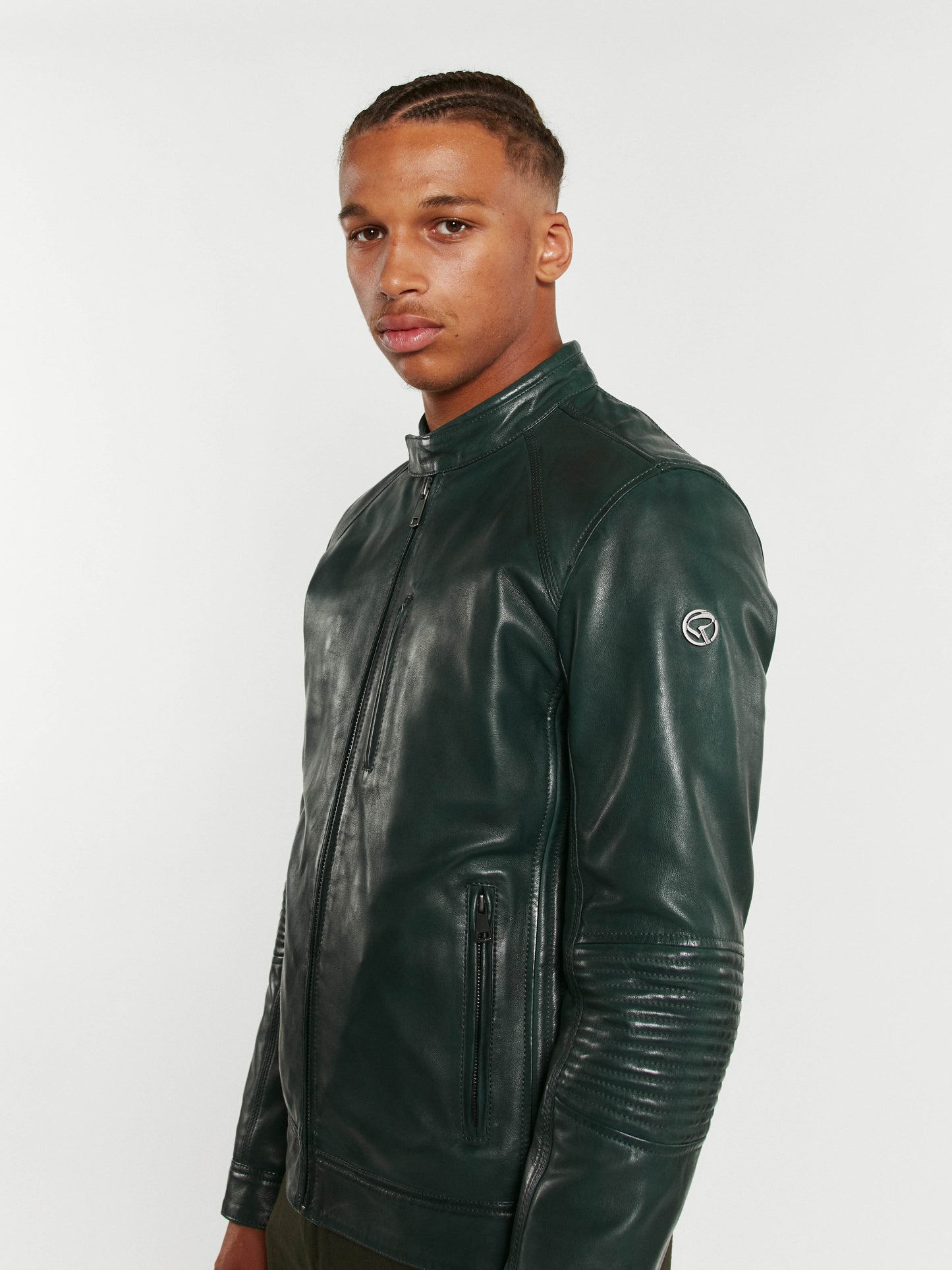 Blouson En Cuir vert / vert RUSTER VICTORY