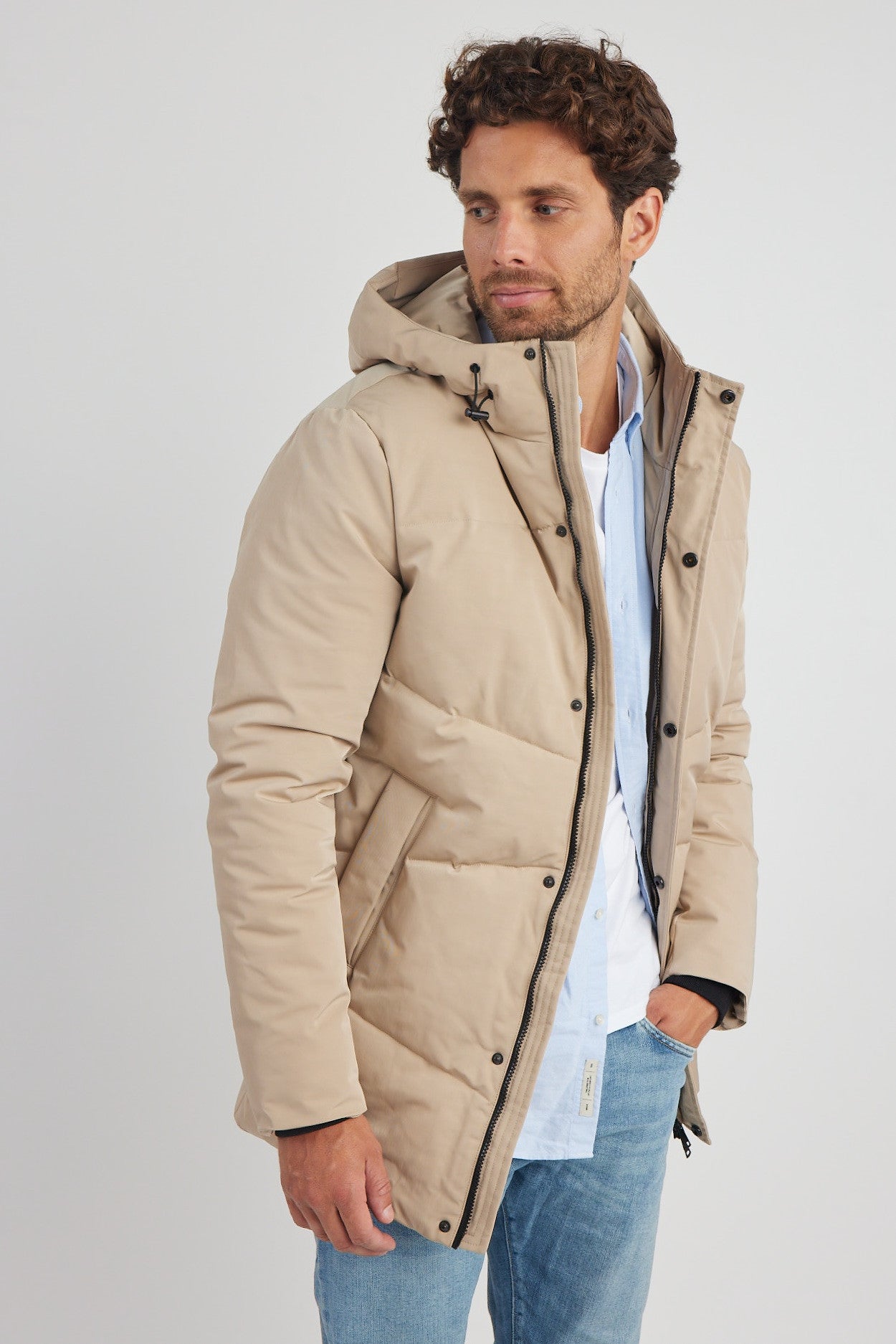 Doudoune beige OCTOBER TANOW
