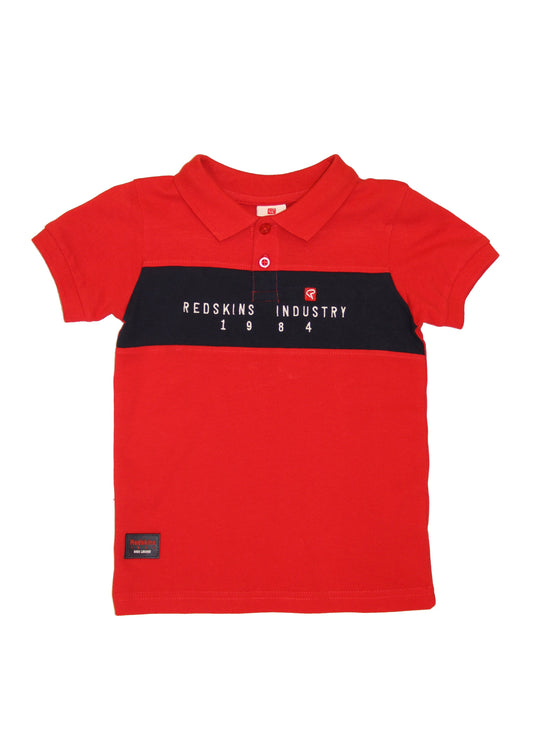 Polo enfant rouge