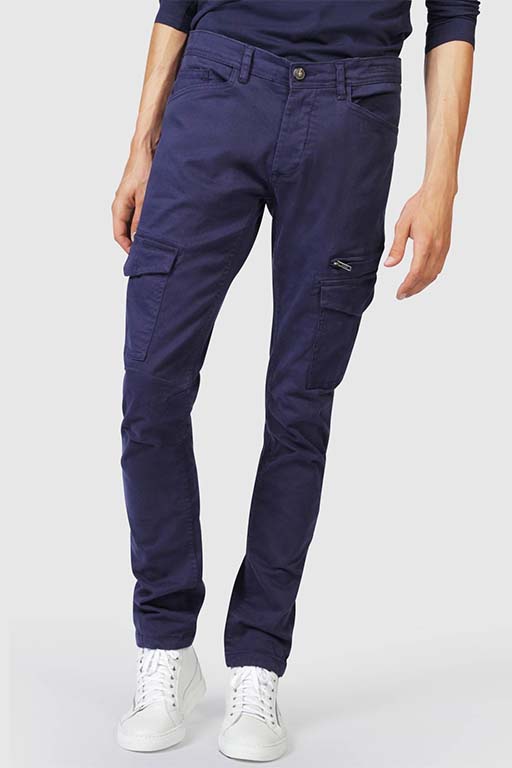 Pantalon bleu marine TONVUI MAHEVAN