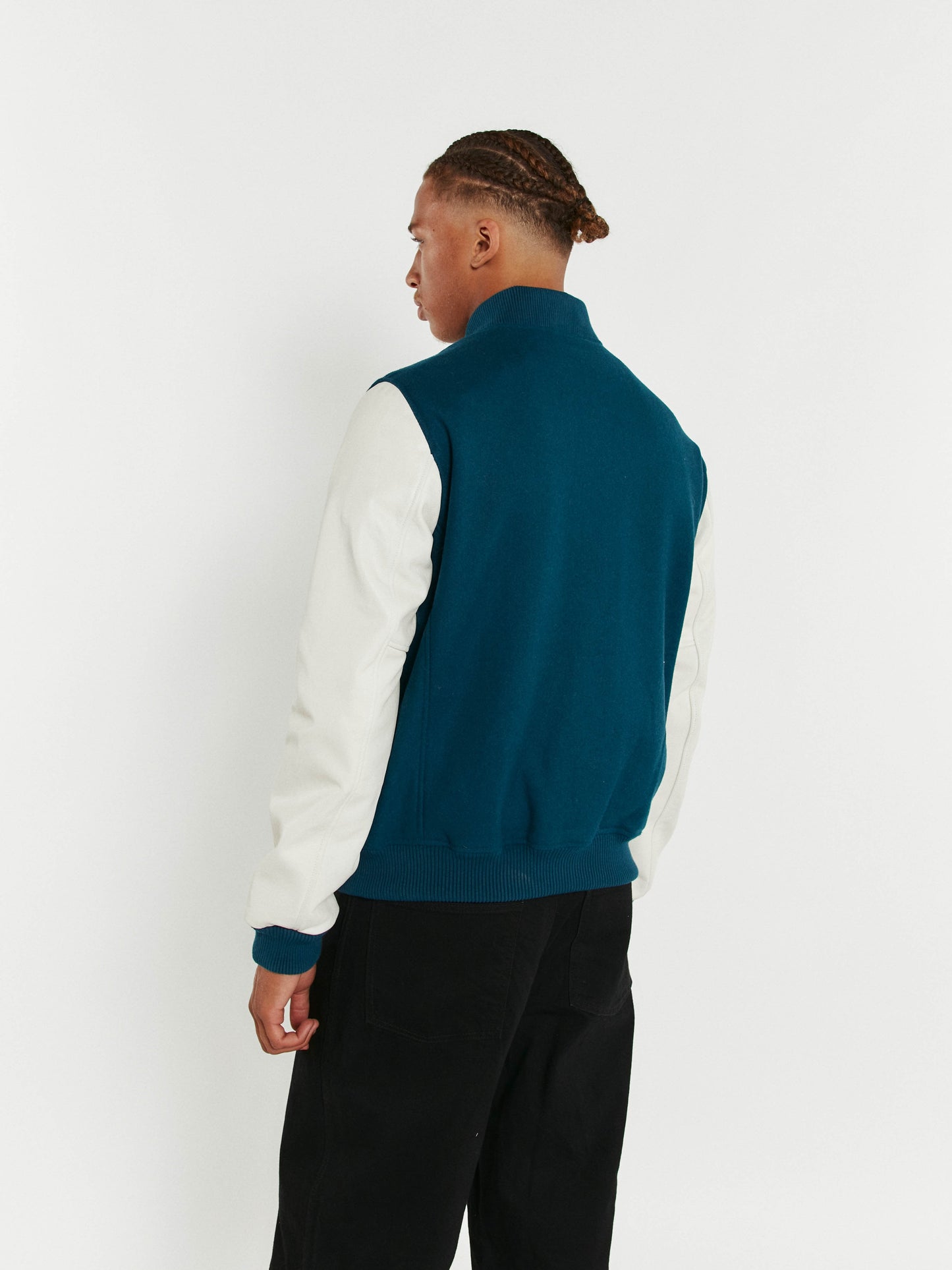 Blouson en cuir bleu FORD HATCH