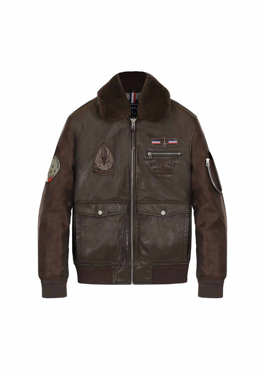 Cuir marron MAJOR AVIAN