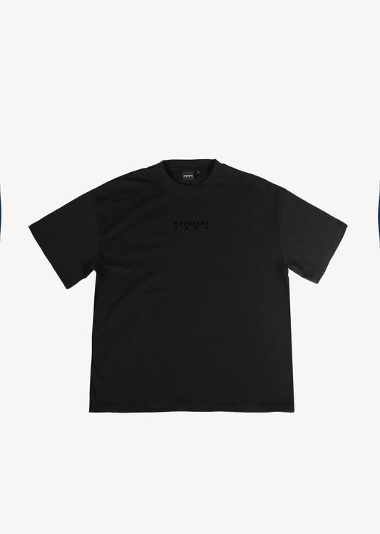 T-shirt manches courtes noir / vernis noir HAWKS CALDER