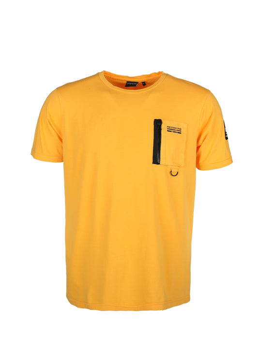 T-shirt manches courtes moutarde PASS HONDA