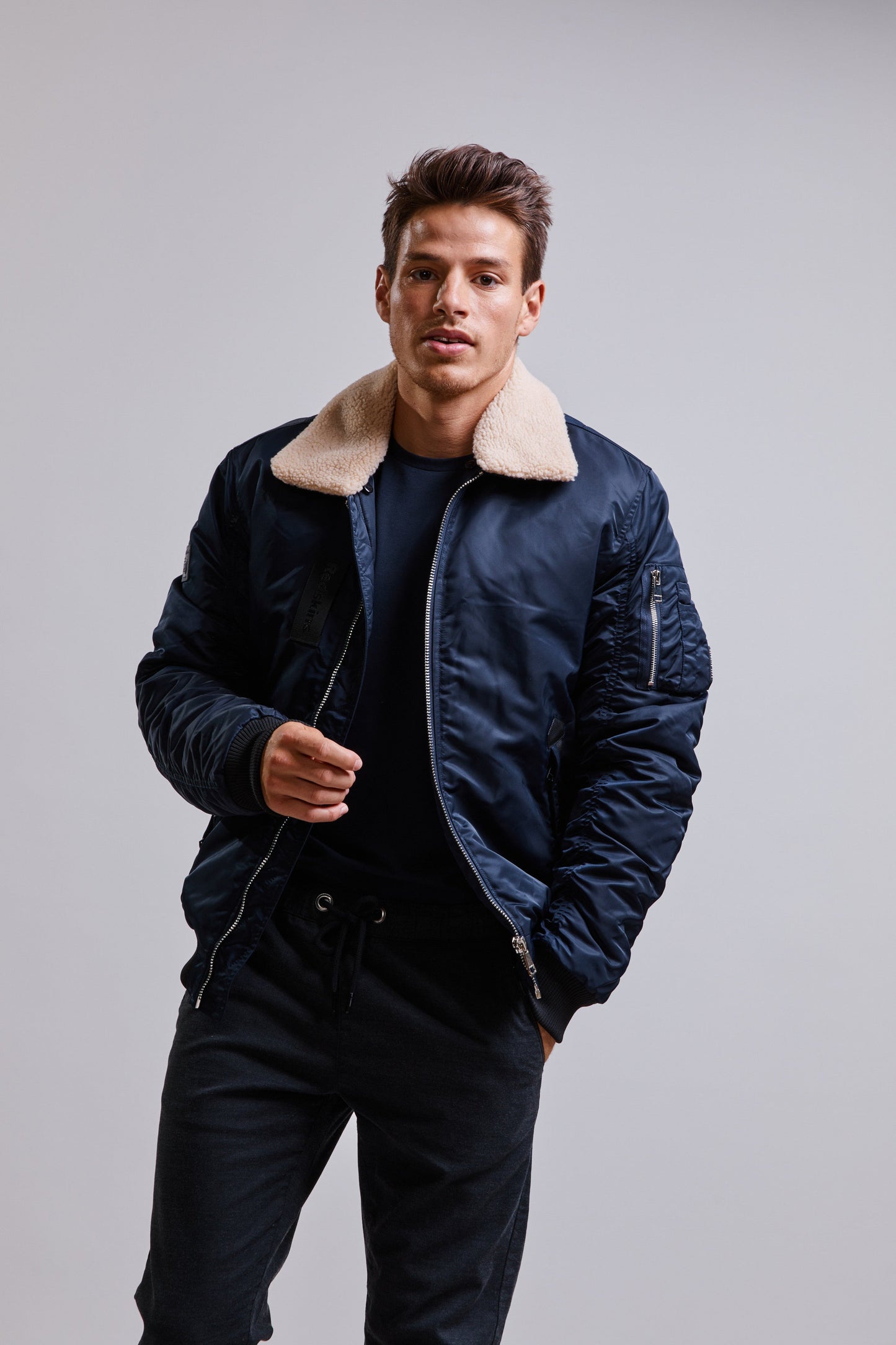 Bombers bleu marine HERMITAGE ALLPORT