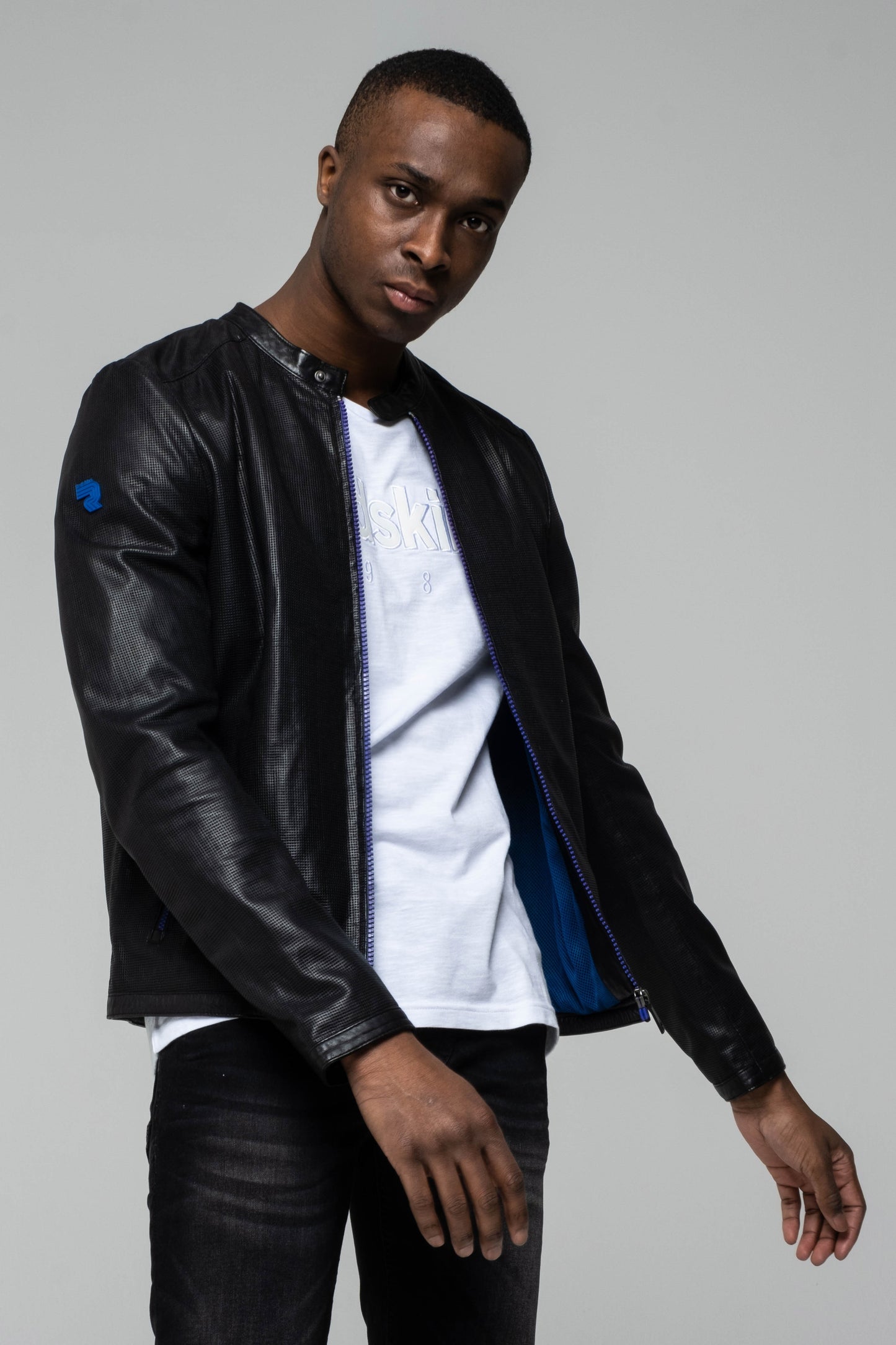 Blouson en cuir AIM SEATTLE