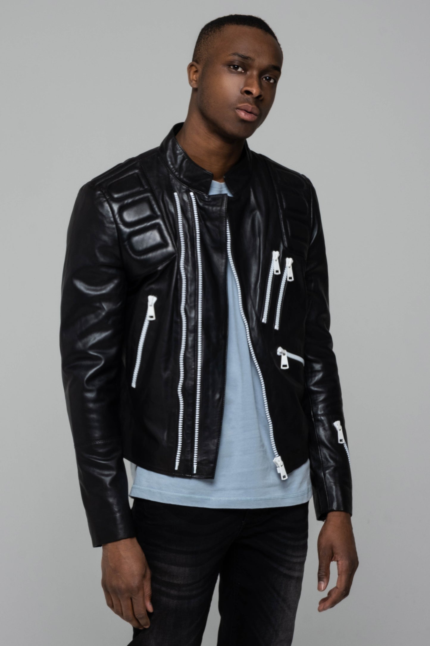 Blouson en cuir KAYMAN PALOMA