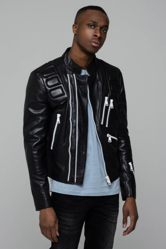 Blouson en cuir KAYMAN PALOMA