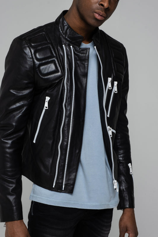 Blouson en cuir KAYMAN PALOMA