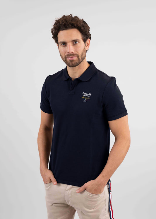 Polo bleu ciel RACING HIGH