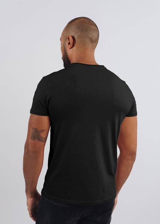 T-shirt manches courtes noir NINT ADEN