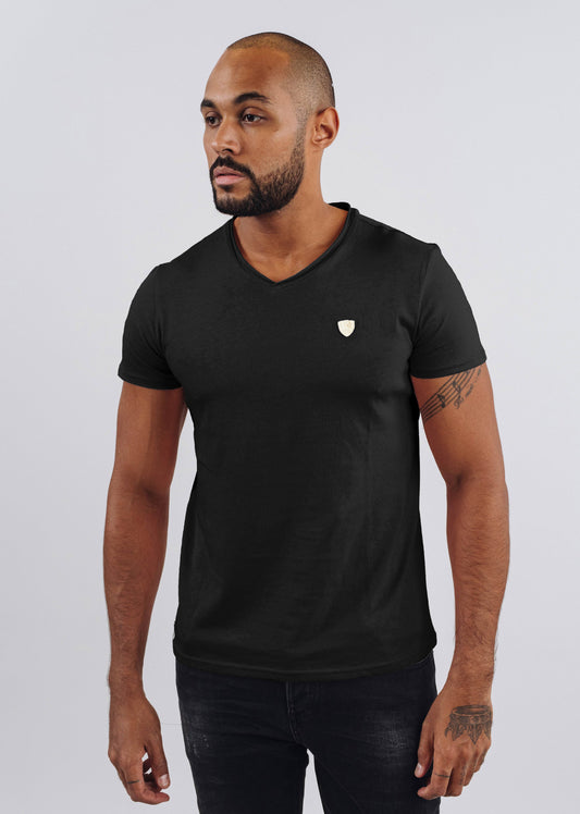 T-shirt manches courtes noir NINT ADEN