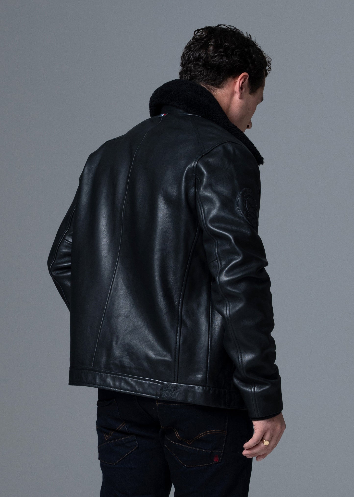 Cuir COLLECTOR noir JET FRENCH ATLAS