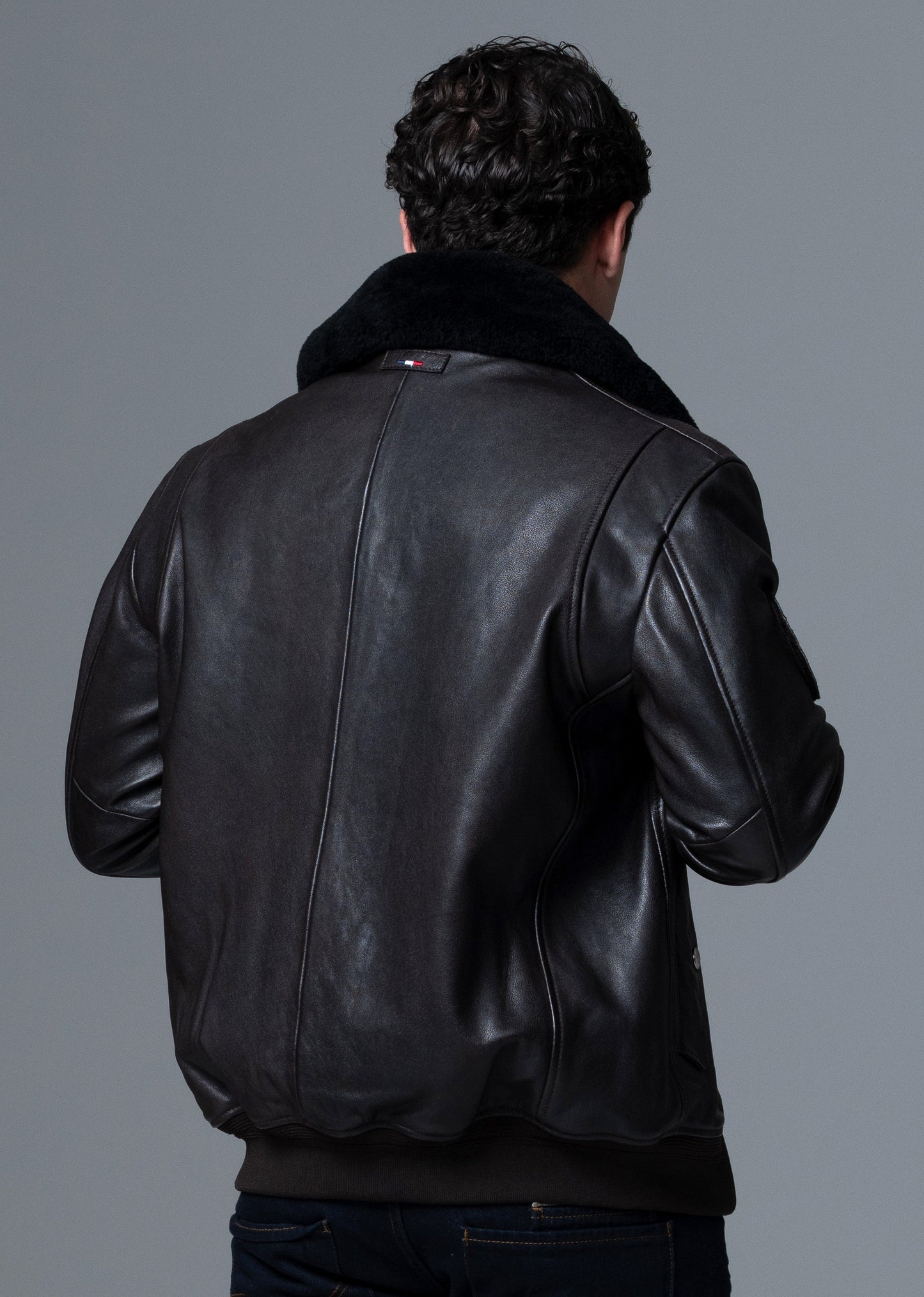 Cuir collector OFFICIAL 70 ALPHA PAF marron