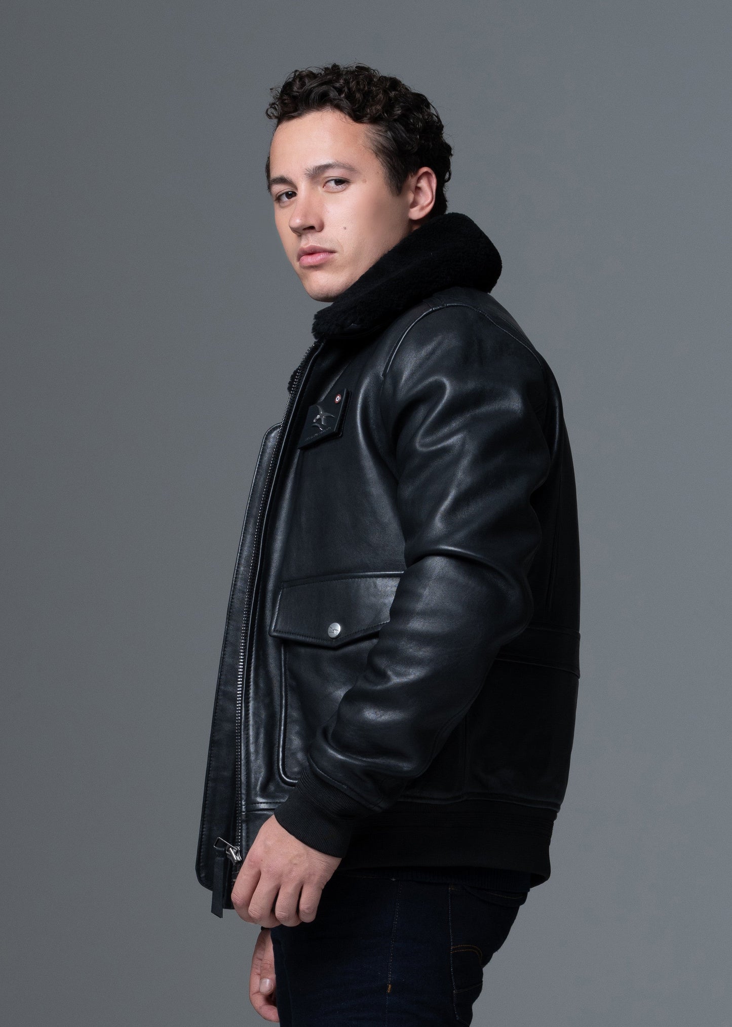 Cuir collector noir PILOT ATLAS