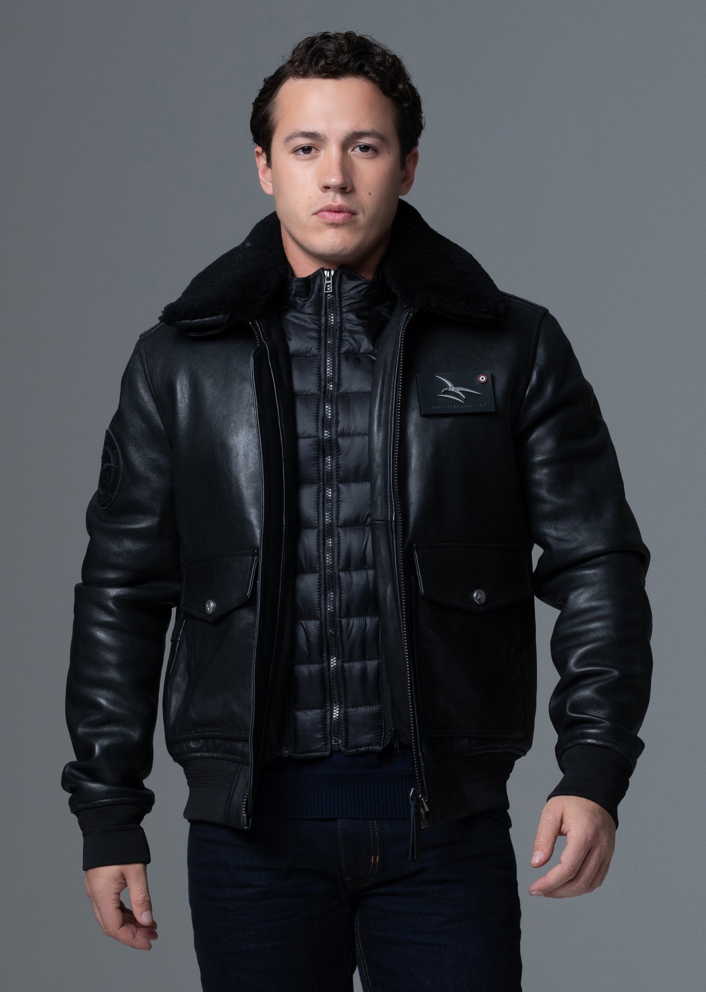 Cuir collector noir PILOT ATLAS