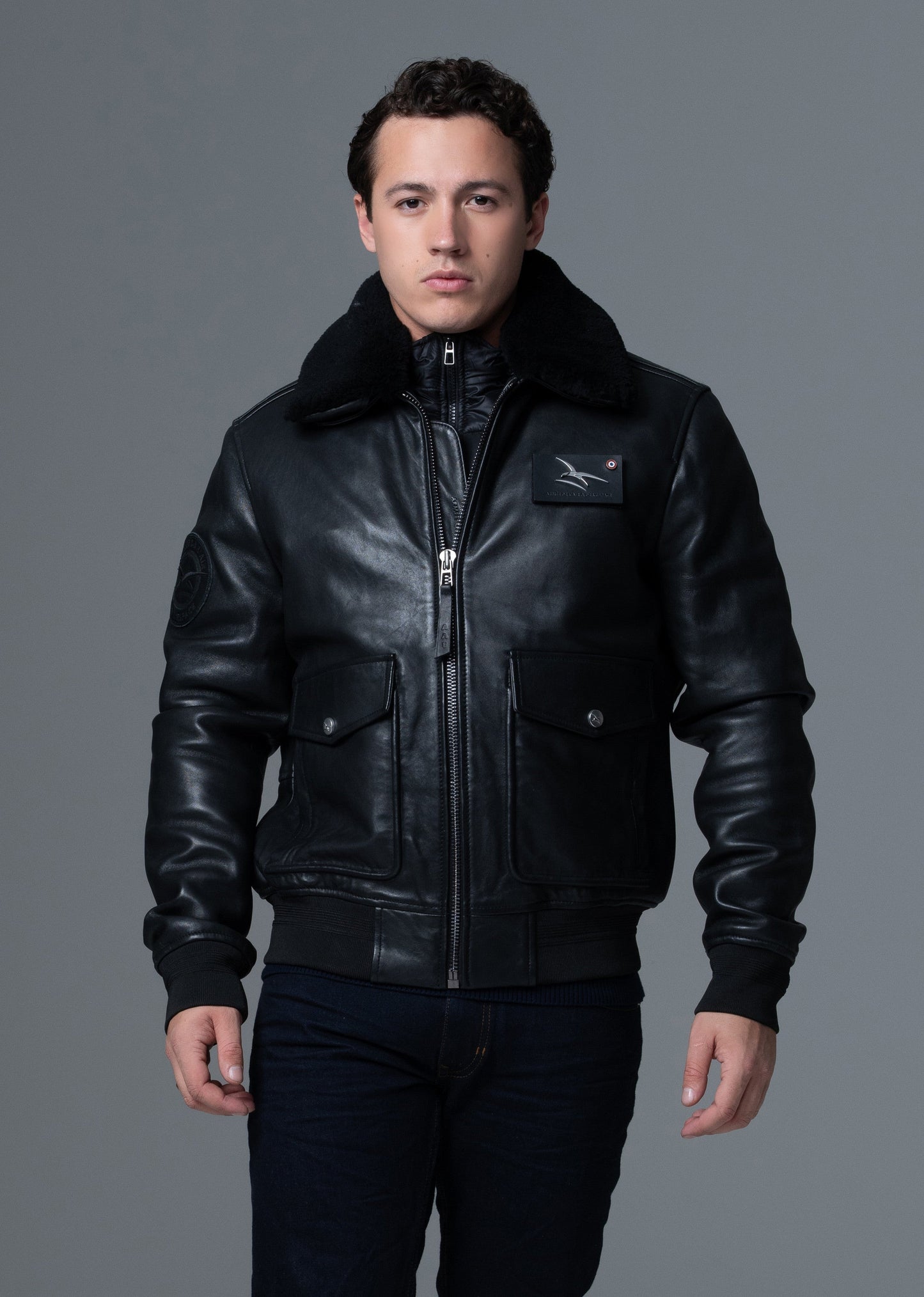 Cuir collector noir PILOT ATLAS