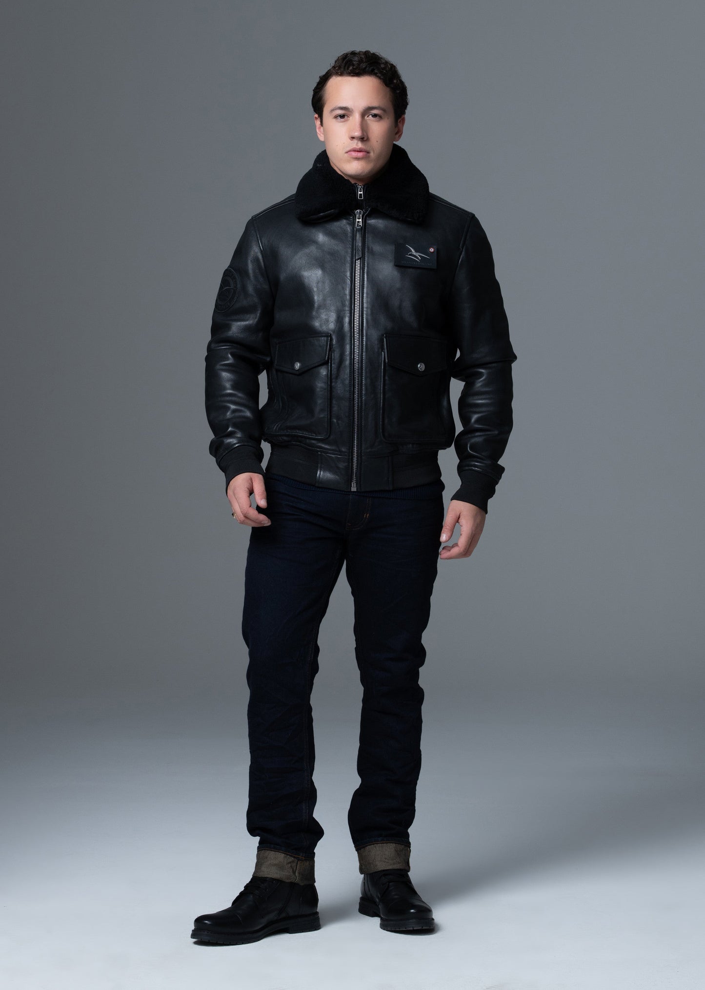 Cuir collector noir PILOT ATLAS